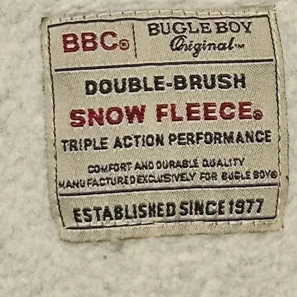 BUGLE BOY Double- Brush Snow Fleece Size XL EUC - Picture 5 of 9